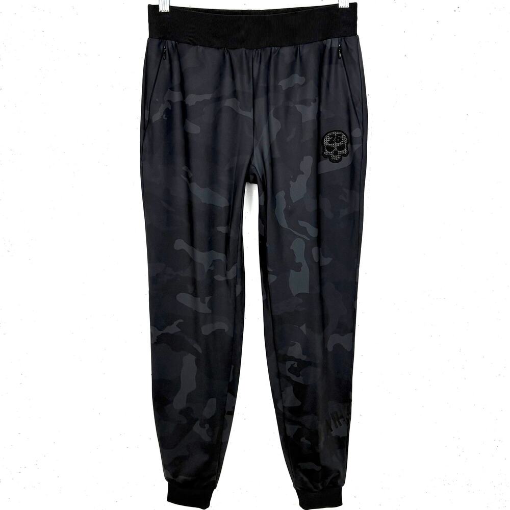PXG Womens Fairway Camo Joggers Black Gray Skull Polyester Stretch Size Small